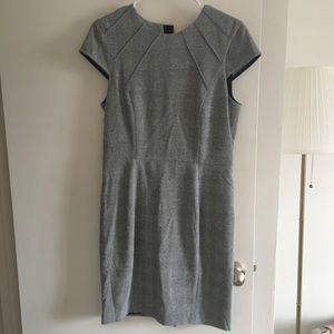 NWOT Cute gray and white work dress ☺️